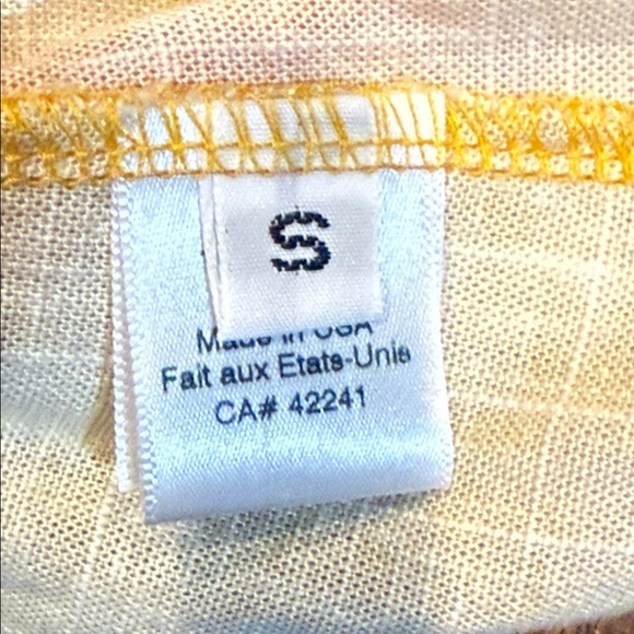 Size Small STARK X Vibrant Yellow and Orange Sleeveless Top - Picture 6 of 8